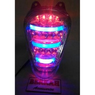 Lampu stop Led scoopy fi nyala biru merah Jpa