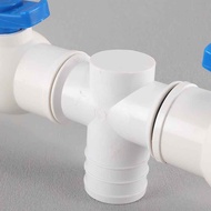 Ready Stock 7cm to 7cm Plug Micro Sprinkler Drip Irrigation Belt Three-way Four-way Valve Agricultur