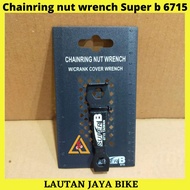 Chainring Bolt Holder Tool Chainring nut wrench Super B 6715 Bicycle Lock Tool