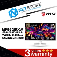 MSI MPG321URXW QD-OLED UHD GAMING MONITOR - WHITE - 9S6-3DD29A-038