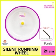❃ ✻ ✻ Franny and Friends Silent Running Wheel 17.5cm/21cm w/ Bracket Hamster Wheel Hedgehog Wheel