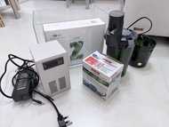 MODIAN RGB Z系列 水族箱套裝 EHEIM aquacompact 60/40濾筒,(新淨運作正常)有全新EHEIM 過濾棉 魔點Z系 LED燈,(新淨運作正常) Yiding缸，尺寸36c
