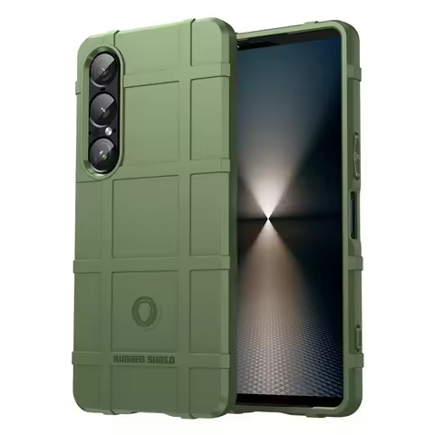 Rugged Shield Soft Shockproof TPU Armor Case on for Sony Xperia 5 10 1 IV VII III II Couqe Funda