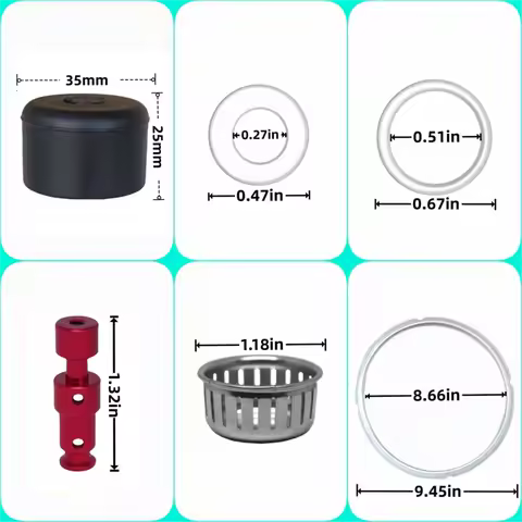 A78E-Steam Release Handle, Sealing Ring, Float Valve Replacement Parts For Instant Pot Pro/Pro Plus 