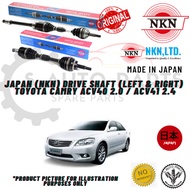 TOYOTA CAMRY ACV40/ACV41 2.0 / 2.4 DRIVE SHAFT (LEFT & RIGHT)-BRAND NKN 100% ORIGINAL MADE in JAPAN