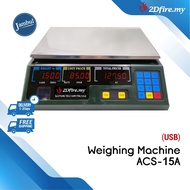 2Dfire ACS-15A USB Electronic Scale For Cash Register 30KG