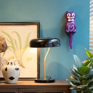 美國製 Kit Cat Klock 搖擺貓咪時鐘 紳士紫羅蘭貓