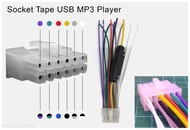 Kabel Soket Univesal Head Unit Andorid Tape - Deckless DVD / MP3 / MP5 / SD Card / USB