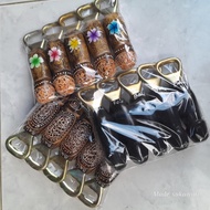 Kerajinan Pembuka Botol kayu lukis 1set isi 5pcs handmade Bali