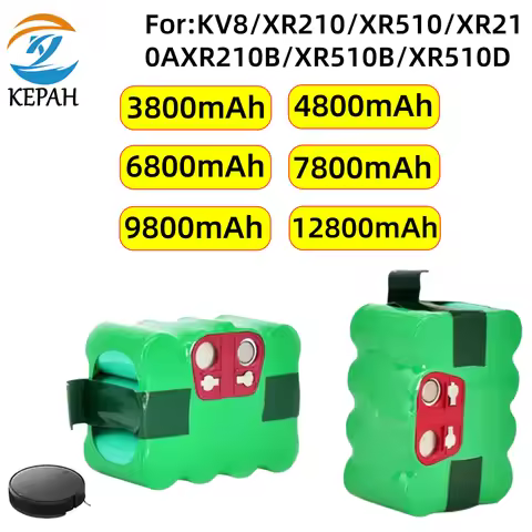 14.4V SC Ni-MH Rechargeable 6800mAh Battery Vacuum Cleaner Sweeping Robot For KV8 XR210 XR510 XR210A