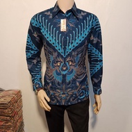 KEMEJA Original Navy Knight Batik Shirt arta super Batik CODE 008 l Office Batik Uniform l premium l