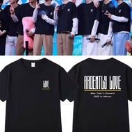 Youth League Concert tf Family New Year Concert Same Style Love Support Short-Sleeved T-Shirt Periph