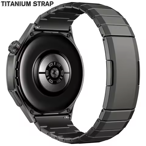 Luxury Original No Gaps Titanium Strap for Huawei Smart Watch GT5 Pro 46mm Metal Quick Release Brace