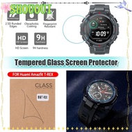 SHOUOUI Protective Films Scratch Proof Replacement Accessories Anti-Fingerprint Tempered Glass for  Huami Amazfit T-Rex