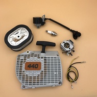 Carburetor Air Filter Ignition Coil Module Starter Park Plug Fit For Stihl 044 046 MS440 MS460 Chain