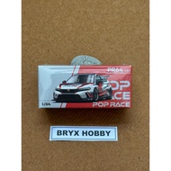 Pop Race Honda Civic Type-R (FL5) TCR Presentation #PR640153 White, Blue, & Red (1:64)