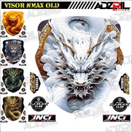 HIJAU Winshield visor sticker yamaha Nmax Old 155 2015-2019 WHITE DRAGON PICTURE (034) / Winshield s