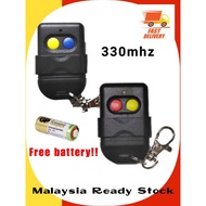 Autogate Remote Control 330Mhz Switch/learn copy Auto Gate Controller(FREE BATTERY)
