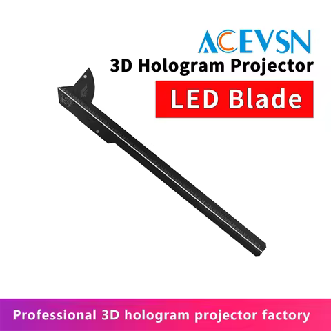 3D Hologram Projector Blade For 52CM 65CM 56CM 72CM 77CM 100CM Fan Led Hologram Advertising light