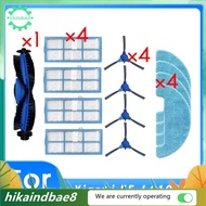 [hIkAi] For   D2 D3 D6 E20 E30 E31 Sweeper Accessories Main Side Brush Mop Filter Ultra  Accessories