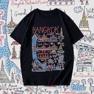 (🔥เสื้อเฮีย🔥) เสื้อ Bangkok Thailand Souvenir T-shirt เสื้อที่ระลึก ของฝากจากไทย ไม่จำกัดเพศ จัด