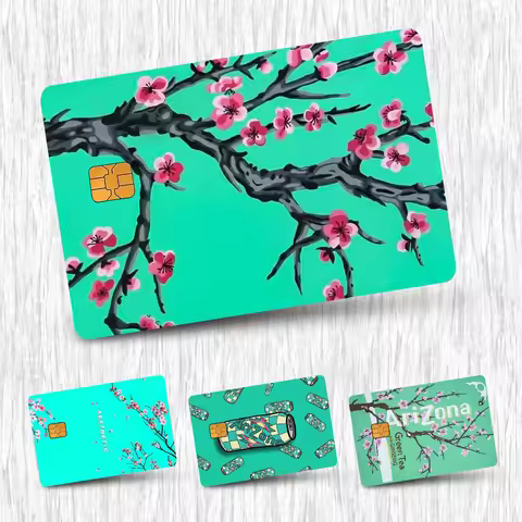A-Arizona Green Tea Card Stickers Credit Card DIY Card Protector Stickers Waterproof Film Skin Cover