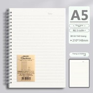 DELI | Sổ Ghi Chép A5 Đẹp Mắt Nhiều Màu Chống Thấm Nước Dày dành cho Học Sinh Trung Học Cơ Sở và Thi