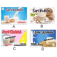 Soybean juice sticker/soybean sticker/drink sticker label