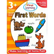 FIRST WORDS PRESCHOOL 3+ ACTIVITY LEARNING BOOK