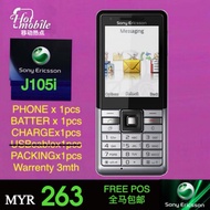 Original Sony Ericsson J105 2nd Renew.Set Telefon 原装索尼爱立信 J105i 二手翻新手机、