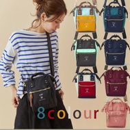 ✧Japanese Anello diagonal canvas bag women's handbag ins mini backpack phone zero wallet