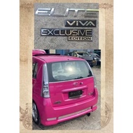 Set Emblem Perodua Viva Elite Chrome Elite+Exclusive Edition+Viva