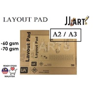 Layout Pad - A3 / A2 - (60 / 70gsm) - UA