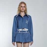 Merge Official - Zena Crop Shirt (จัดส่ง 14/10)(เปิดขาย 9 Oct 12.00)