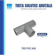 Reducer Tee (Vlok Tee) 6" x 5" inch PVC Rucika AW