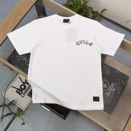 EVISU/God of Fortune 2026 Classic Round Neck Short-Sleeved T-Shirt Men Women Style Base Inner Summer