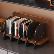 Record rack, CD album rack, display rack, storage box, disc rack cd Organize and store black items
