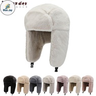 BJ Bomber Hat Warm Windproof Thick Plush Winter Hat