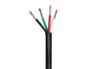 Monoprice - 113726 Nimbus Series 16 Gauge AWG 4 Conductor CMP-Rated Speaker Wire/Cable - 100ft UL Pl