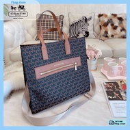 [Fbag store] Michael Kors Canvas Bag Shopping Bag MK Handbag MK Shoulder Bag MK Bag Original MK
