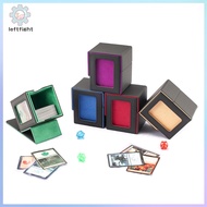 LEFT Card Deck Storage Box TCG MTG Board Games Commander Card Carrying Organiser Case Trading 3"x 4"