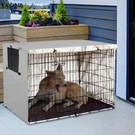 [SharprepublicefMY] Pet Kennel Cover Dog Crate Cover Sun Protection Windproof Breathable Dog Enclosu
