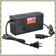 (E L X I) 60V 20AH Motorcycle Battery Charger 6 LED Display for Scooter Wheel