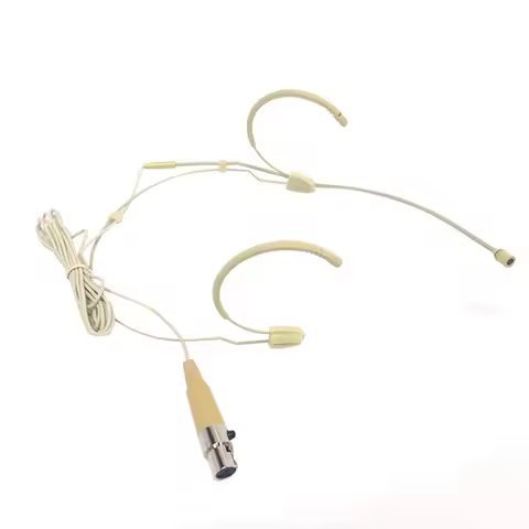 Earhook Microphone Amplifier 3 Pin Wired Headset Mini Headset Loudspeaker For Cell Phone & Computer,