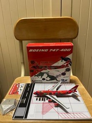HX Model 1:400 Qantas 747-400合金飛機模型