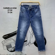 WL-CELANA JEANS LINE WANITA BAHAN IMPORT RIPPED JEANS SIZE 27 - 34 MELAR ( BRAND JL ) BAYAR DI TEMPA