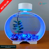 [ PROMO ] Aquarium ikan Cupang Soliter Akrilik Aquarium mini lengkap