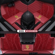 Applicable25Porsche Cayenne cayenne Panamera macan718Taycan Special Car Floor Mat Leather