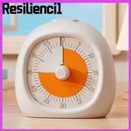 RESILIENCI1 Visual Timer, Plastic Silent Countdown Timer, Useful 60 Minute Focus Aid Study Timer Kid