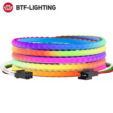 FCOB SPI RGB IC LED Light Strip DC5V Similar WS2812B Individually Addressable WS2812 160 LEDs Smart 